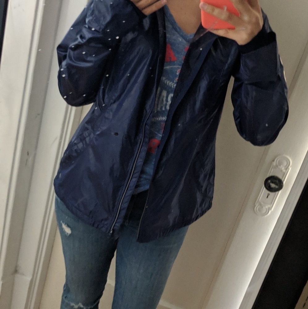 Layer8 qwuick-dry dark royal blue jacket